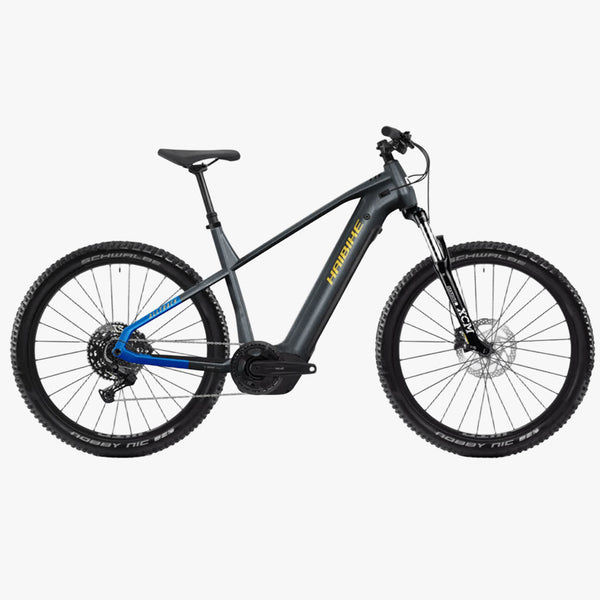 Bicicleta de montanha elétrica Haibike ALLTRACK 6.5 27.5 i600Wh 11-G, cor cinzento/azul