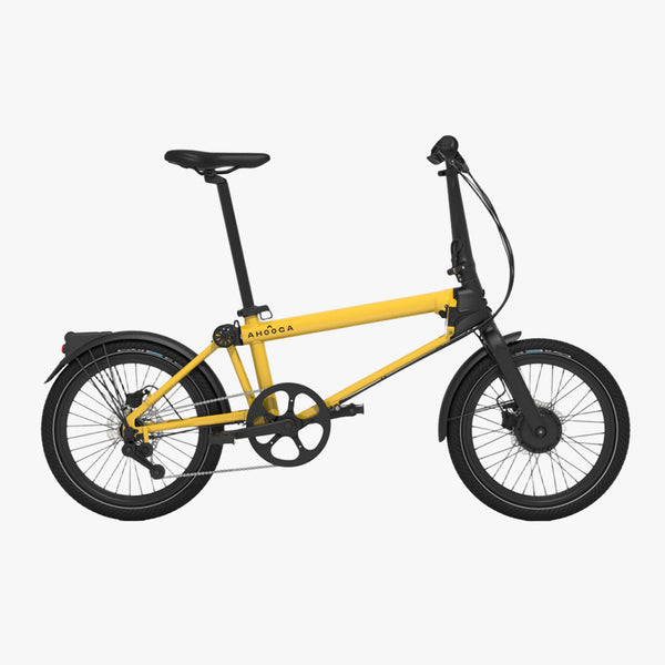 Bicicleta elétrica urbana Ahooga max bike bumblebee