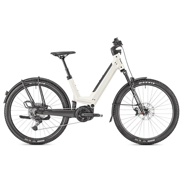 Bigode J fora da bicicleta elétrica cinza