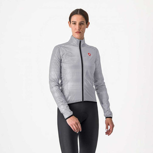 CASTELLI SQUALL SHELL JACKET FEMININO W GR PLT/NEG