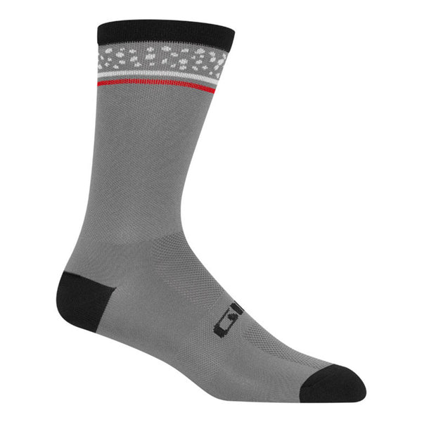 Meias Giro Racer High Rise - Portaro Cinza