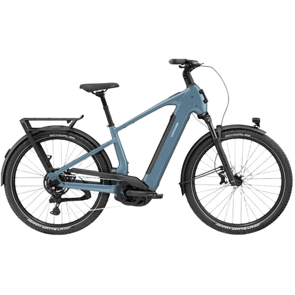 Bicicleta elétrica urbana Cannondale U Tesoro 2 Storm Cloud