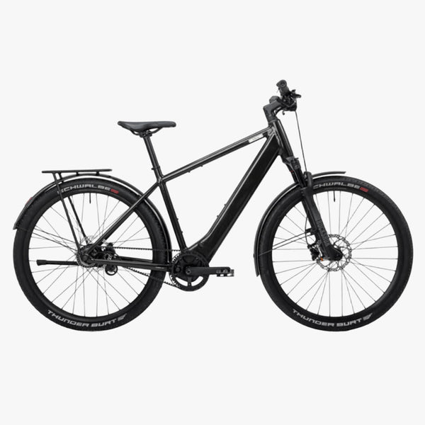Bicicleta elétrica Urbana Coboc Skye, cor ardósia metalizada.
