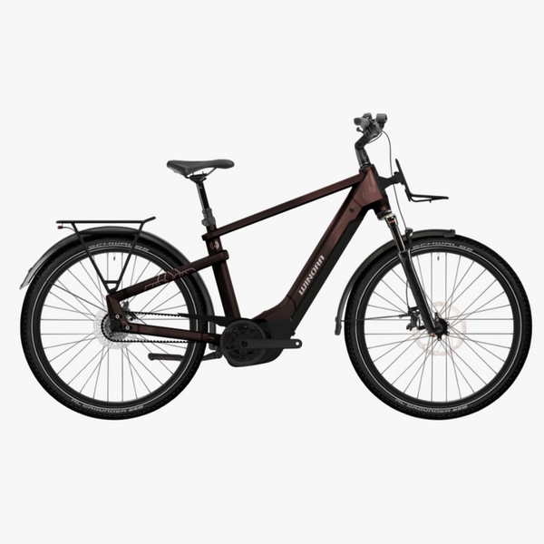 Bicicleta elétrica de trekking Winora Yakun R5 High night red/violet red - brilhante 2026