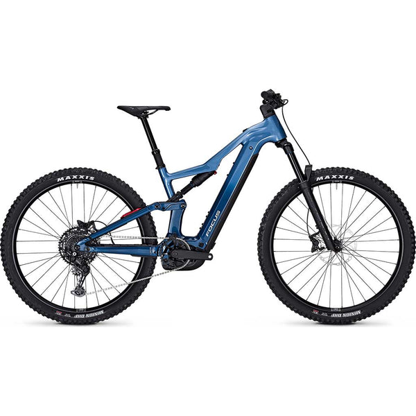 Bicicleta de montanha elétrica com suspensão total THRON2 6.7 - Azul Alice/Azul Azul