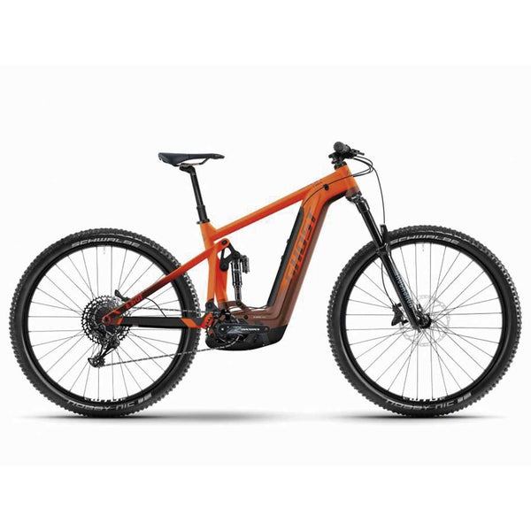 Bicicleta elétrica Ghost E-Riot Trail AL 150/140 ORN / BRN