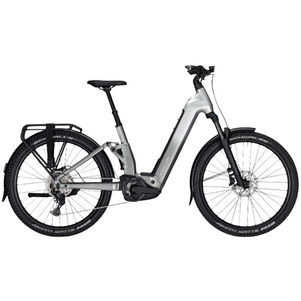 Bicicleta eléctrica de Carretera E-ALLROUND AVENTURA² FS 6.7 Plata