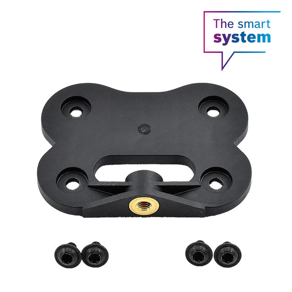 Kit de placa de fixação horizontal CompactTube, não para lado de trava, fixo (BBP324Y)