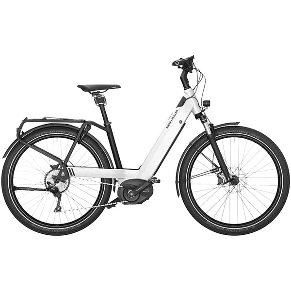Bicicleta elétrica Riese & Müller Nevo4 Vario, branca