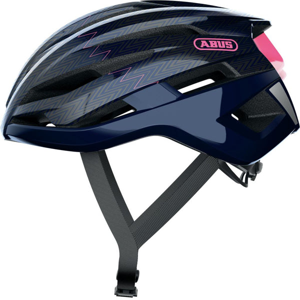Capacete Abus, StormChaser em ziguezague azul