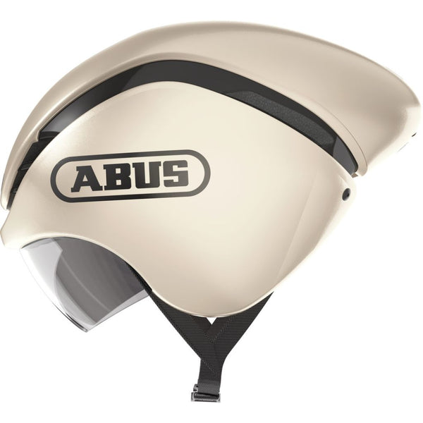 Capacete Abus, GameChanger TT, cor champanhe dourado