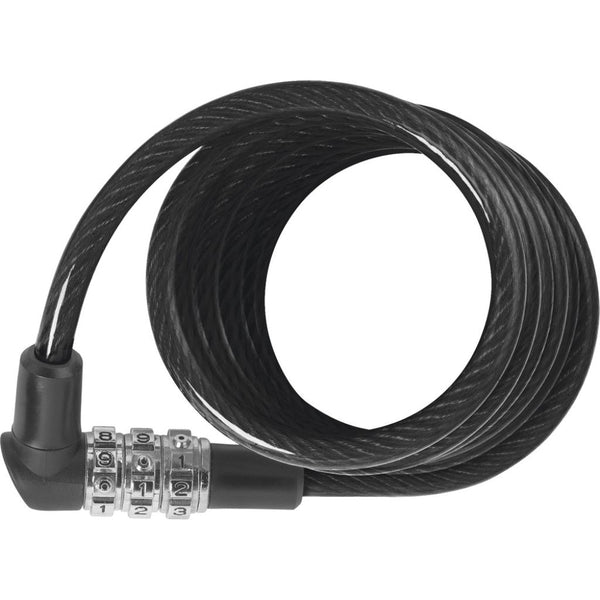 Cadeado ABUS, cabo espiral 3506C/120 preto
