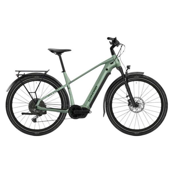 Bicicleta de trekking elétrica Winora YUCATAN X10 High GL, cor Pistácio Pastel - Brilhante 2026