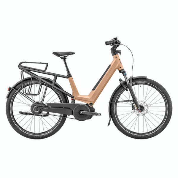 Bicicleta elétrica urbana Moustache Mardi 27.6 FS Earth Metal Suspended 600Wh 2026