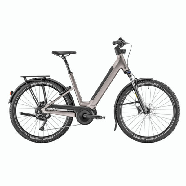 Bicicleta elétrica de trekking Moustache Xroad 2 Open Titanium Matt 540Wh 2026