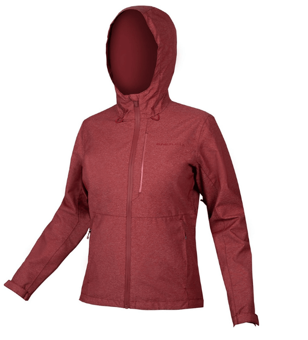 Jaqueta impermeável com capuz Hummvee feminina - Cocoa