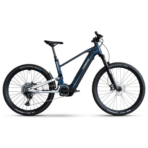 Haibike ALLTRAIL 4 High Nebular Royal Blue - Silver Glossy 2026 Bicicleta Elétrica de Montanha