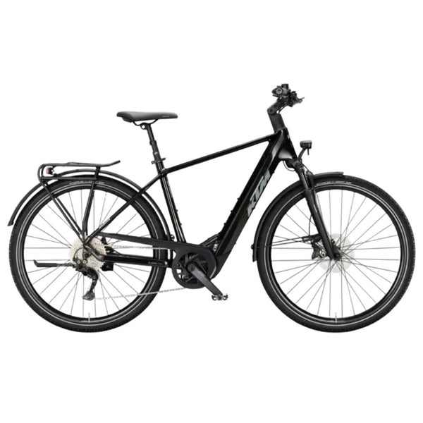 Bicicleta de trekking elétrica KTM Macina Tour CX 830 D Diamond Black