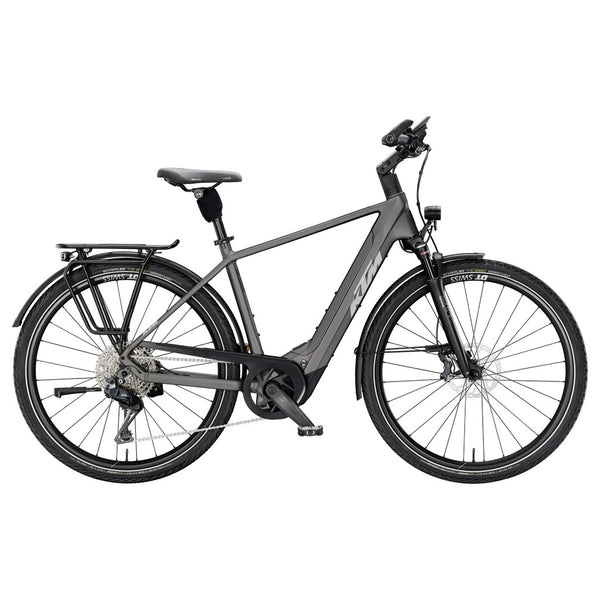 Bicicleta elétrica de trekking KTM Macina Style 810 DI2 H, cinzento metalizado, ano 2026