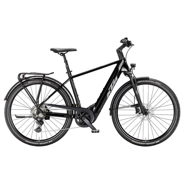 Bicicleta de trekking elétrica KTM Macina Tour CX 830 H Diamond Black