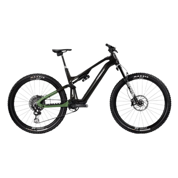 Bicicleta elétrica de montanha Haibike Lyke CF SE - Preto com detalhes em dourado e folha de ouro - Brilhante