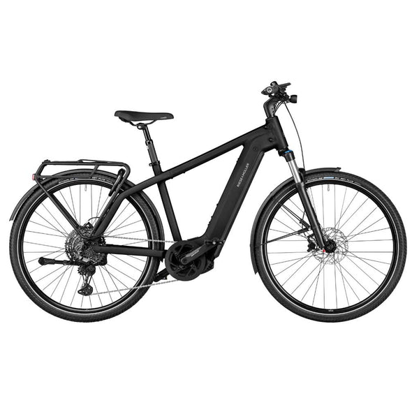 Bicicleta elétrica de turismo Riese Müller Charger4 GT preta