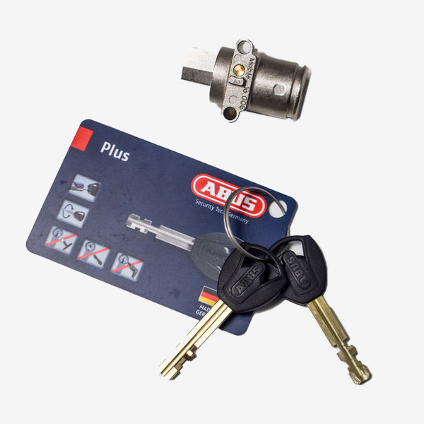 Cilindro Abus com chaves de bateria