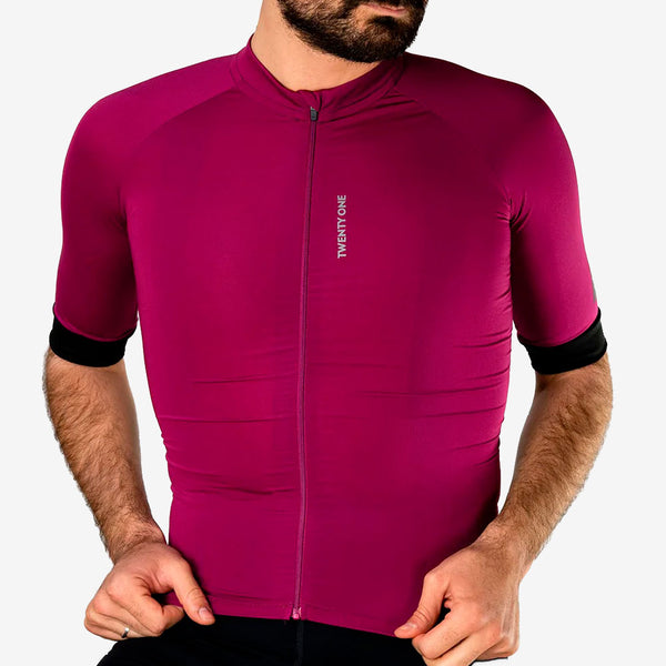 Suéter roxo de peso médio da Factory