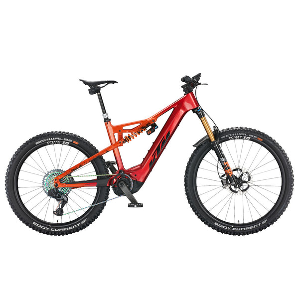 Bicicleta elétrica KTM Macina Prowler Exonic vermelha
