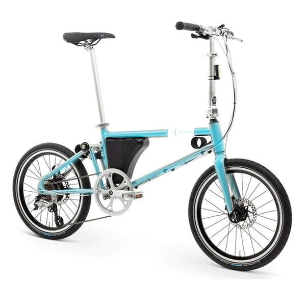 Bicicleta elétrica Ahooga Hybrid 36V Azul