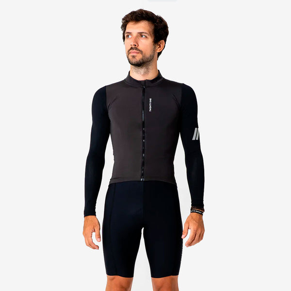 Camisa Aero Midweight Liquorice de manga comprida