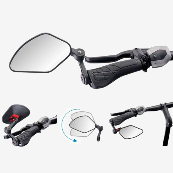 Espelho retrovisor esportivo Krampe KF com montagem interna