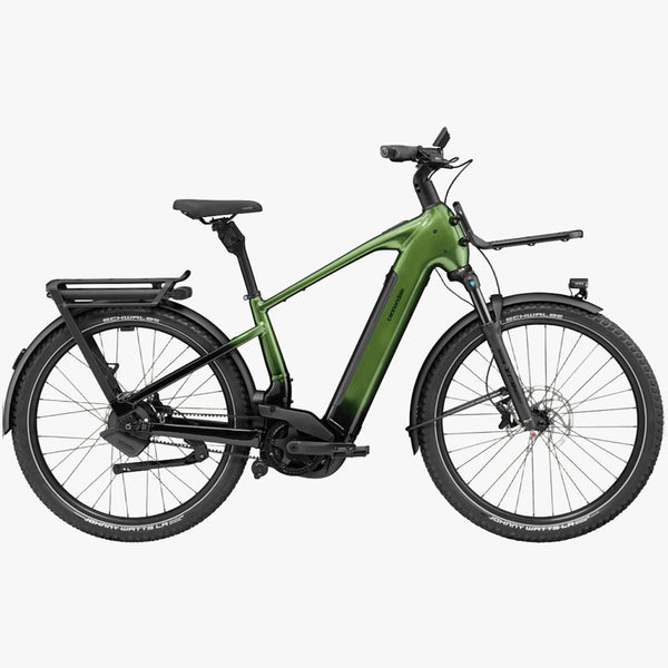 Bicicleta de trekking elétrica Cannondale Tesoro Automaticq Sea Green
