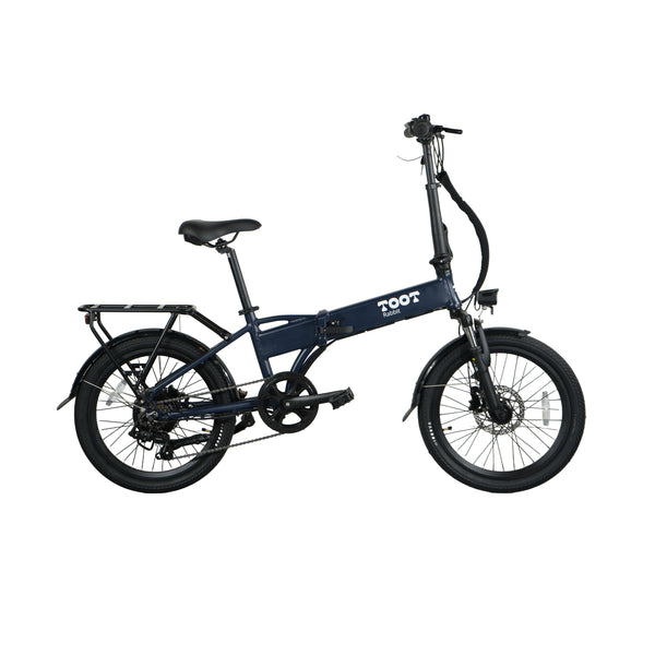 Bicicleta elétrica dobrável TOOT Rabbit azul