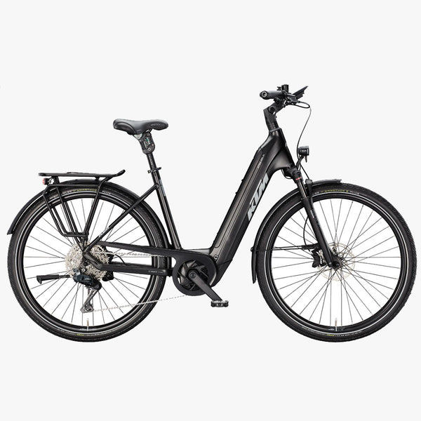 Bicicleta elétrica de trekking KTM Macina Style 820 XL DI2 US Diamond Black Matt