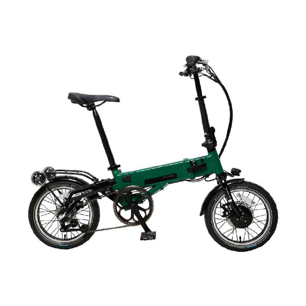 Bicicleta elétrica dobrável Flebi Supra 3.0 Verde + Acelerador