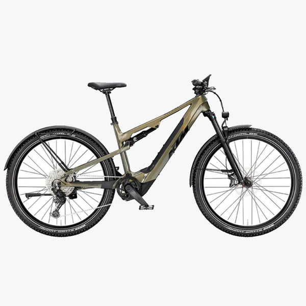 Bicicleta elétrica KTM Macina Prowler Exonic laranja transparente