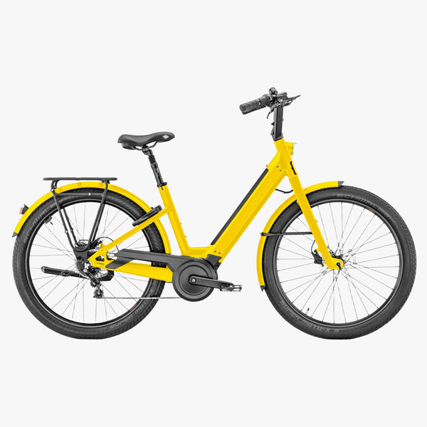 Bicicleta elétrica urbana Moustache Lundi 27.4 Curry 500WH 2025
