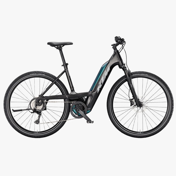 Bicicleta de trekking elétrica KTM Macina Cross CX 625 PTS Diamonds Black Matt