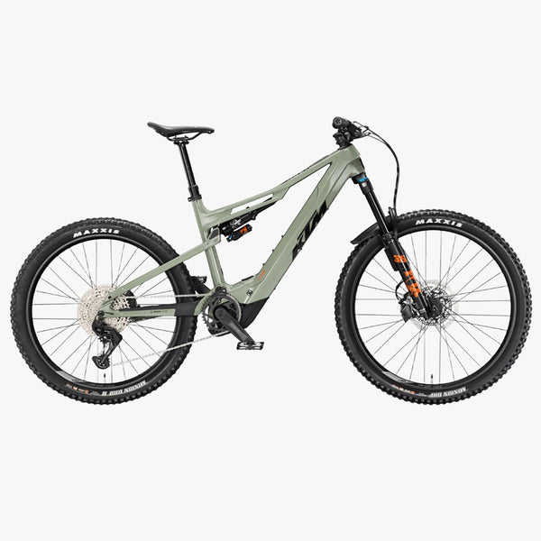 Bicicleta elétrica KTM Macina Prowler Exonic laranja transparente