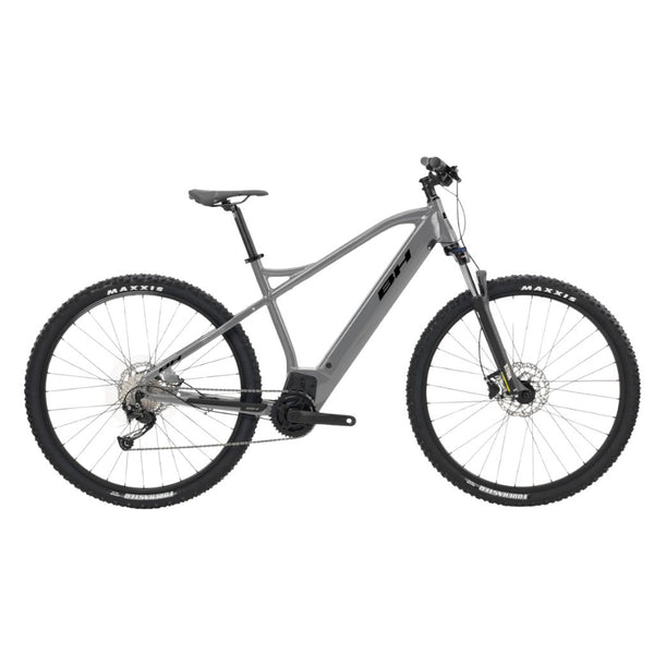 Bicicleta trekking E-urban gris
