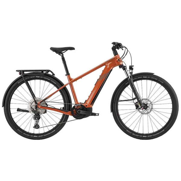 Bicicleta elétrica Cannondale Tesoro Neo X 2 laranja