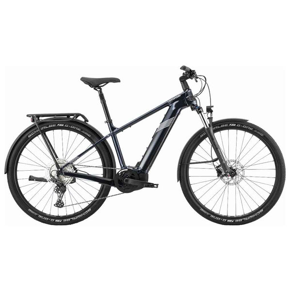 Bicicleta elétrica Cannondale Tesoro Neo X 2 roxa