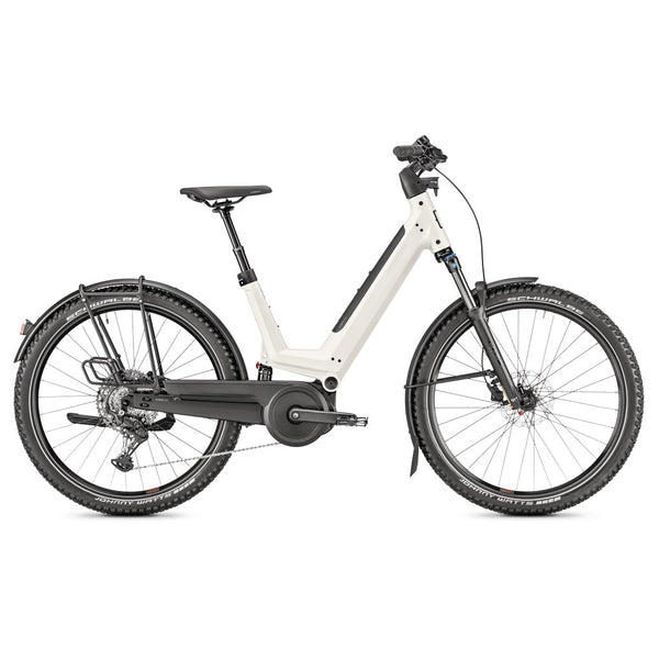 Bicicleta elétrica Moustache J toda cinzenta