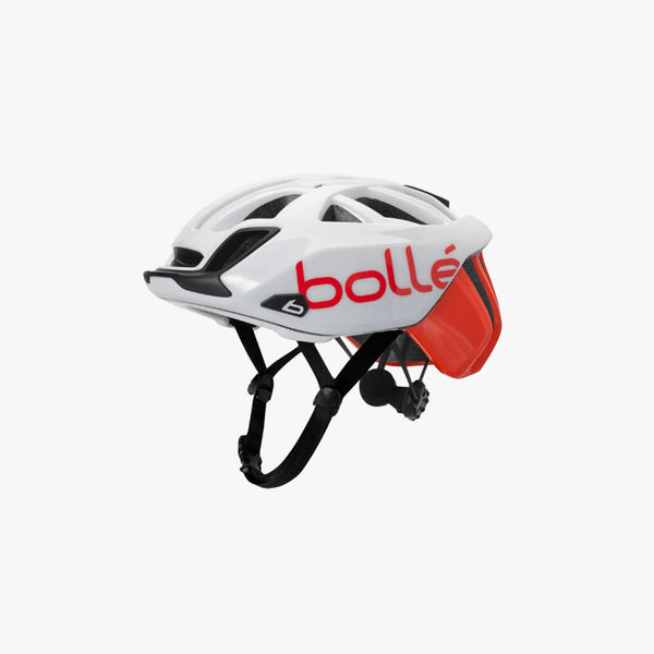 BOLLE THE ONE BASE BRANCO CAPACETE VERMELHO