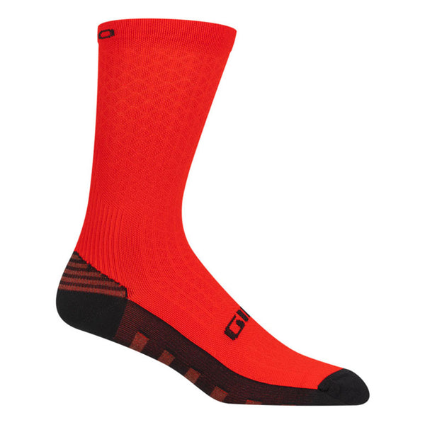 Meias GIRO HRC + GRIP - Vermelho Brilhante