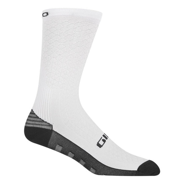 Meias GIRO HRC + GRIP - Branco/Preto