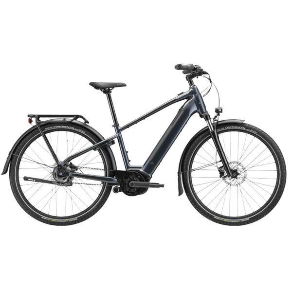 Bicicleta elétrica urbana Cannondale U Mavaro 4 azul tungsténio