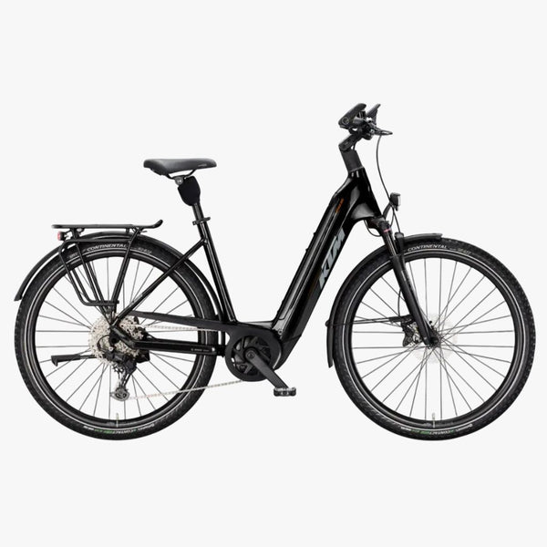 Bicicleta elétrica de trekking KTM Macina Style 830 ABS H Diamond Black Matt