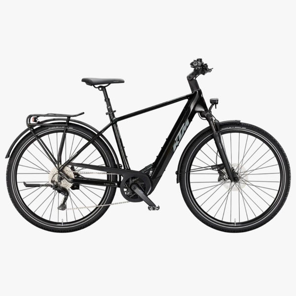 Bicicleta de trekking elétrica KTM Macina Tour CX 830 D Diamond Black